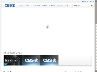 Web site www.cbs.com, Citizens Bank