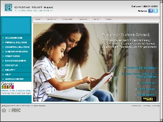 Web site www.ctbconnect.com, Citizens Trust Bank