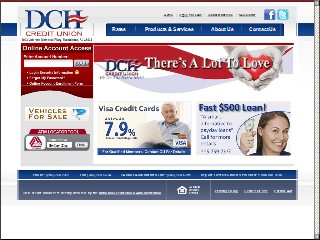 Web site www.dchcu.com, Druid City Hospital Cu