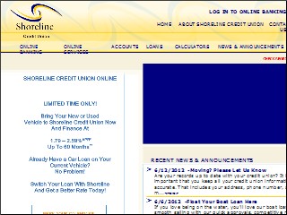 Web site www.docksandterminalcu.com, Docks & Terminal Credit Union