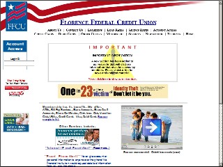 Web site www.ffcuonline.com, Florence Federal Credit Union