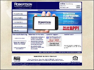 Web site https://www.robertsonbanking.com/&opi=79508299, Robertson Banking Co