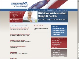 Web site www.tvacu.com, Sumter County Credit Union